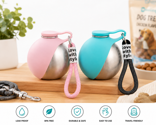 2-in-1 Dog Water Bottle & Bowl